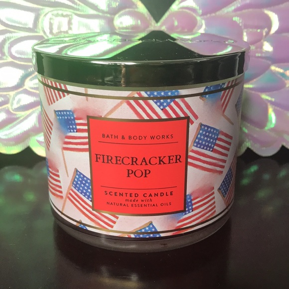 BBW 3 wick candle Firecracker Pop